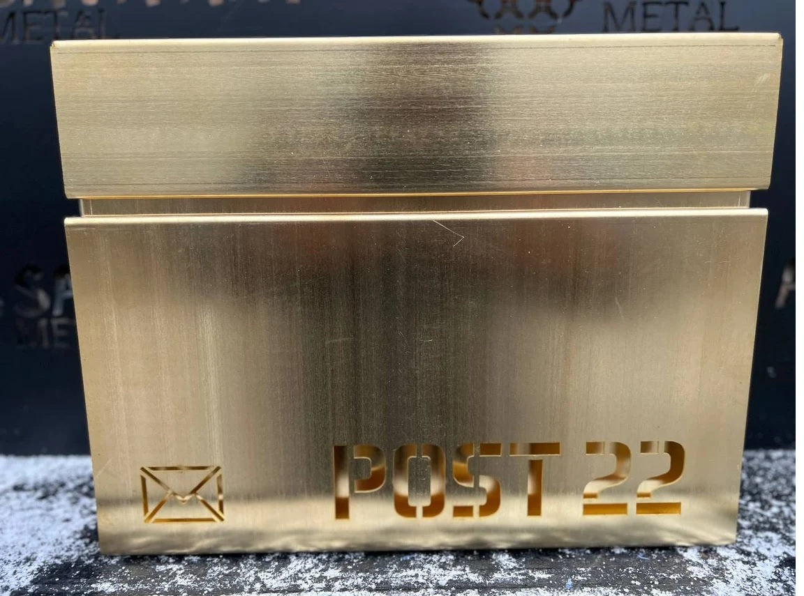 PURE BRASS Personalized Mailbox