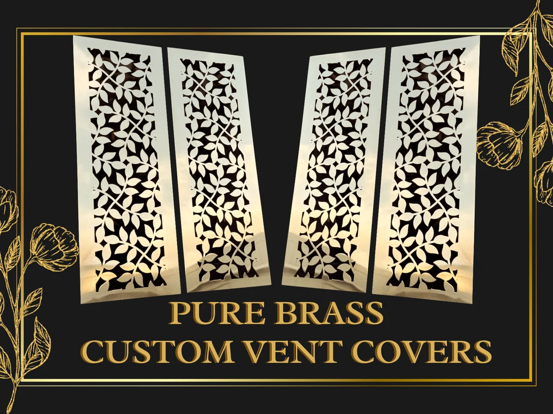 Brass vent cover
