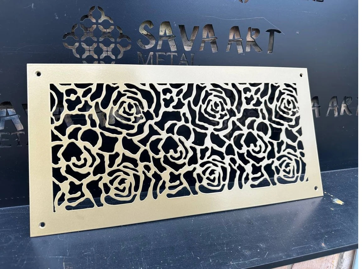 Custom Metal Flat HVAC Registers