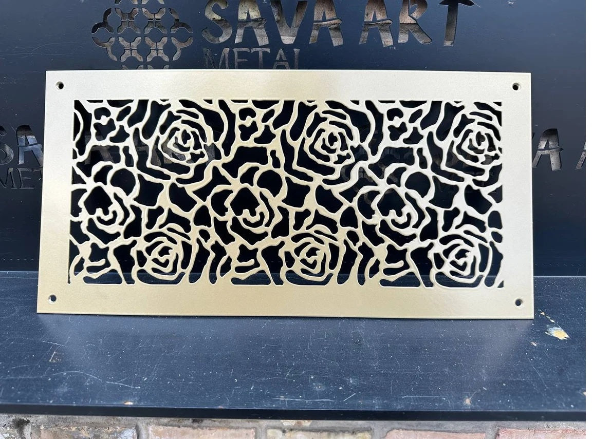 Custom Metal Flat HVAC Registers