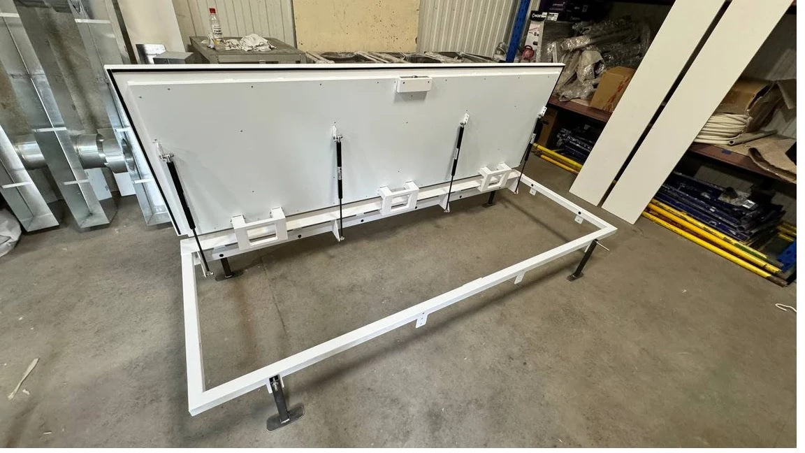 Bespoke Custom Steel Floor Hatch with Overal Border for floor Covering