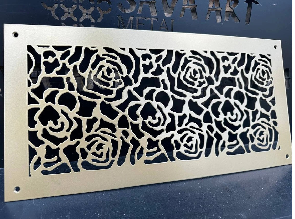 Custom Metal Flat HVAC Registers