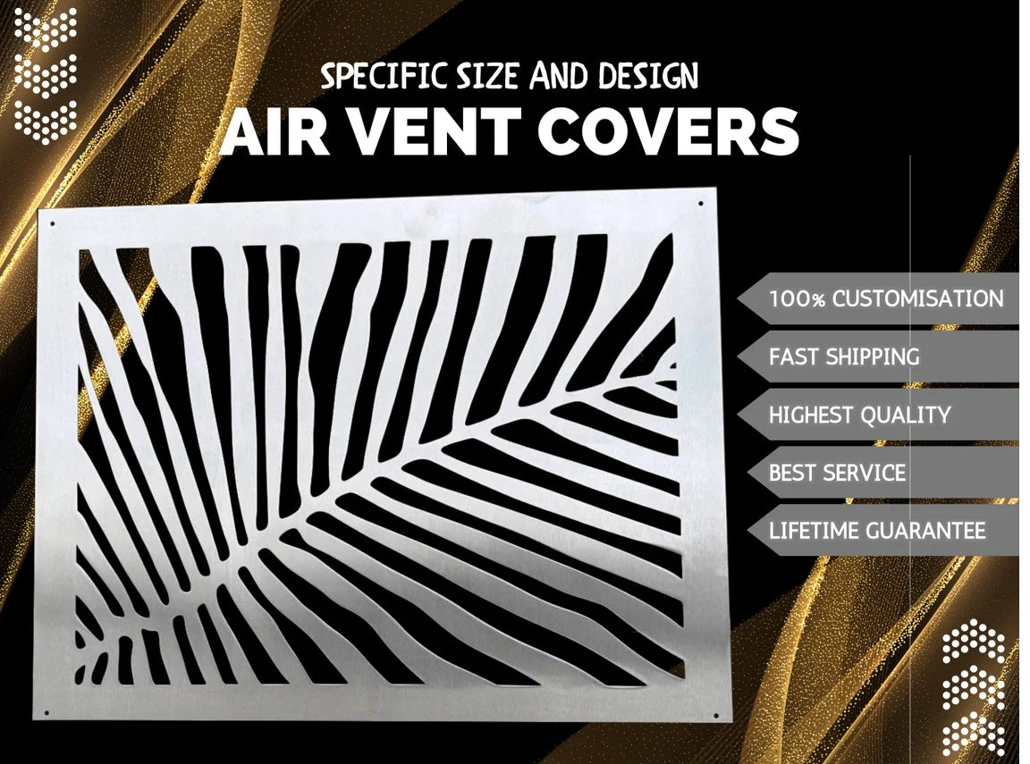 Custom Stainless Steel Air Grilles (1mm)
