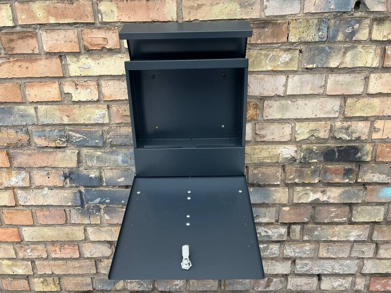 Merbau Wall mount personalized mailbox