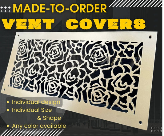 Custom Metal Flat HVAC Registers