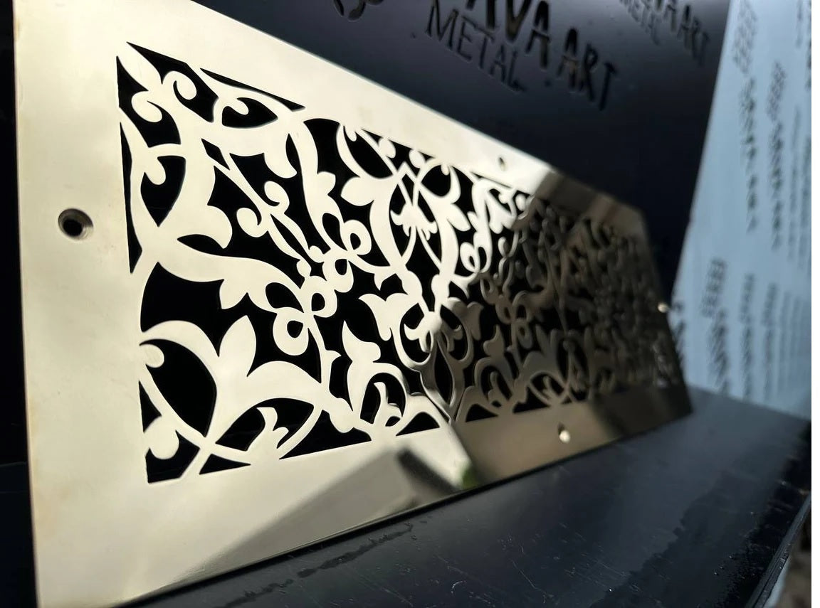 Custom 1mm Pure Brass Air Grilles (No Frame)