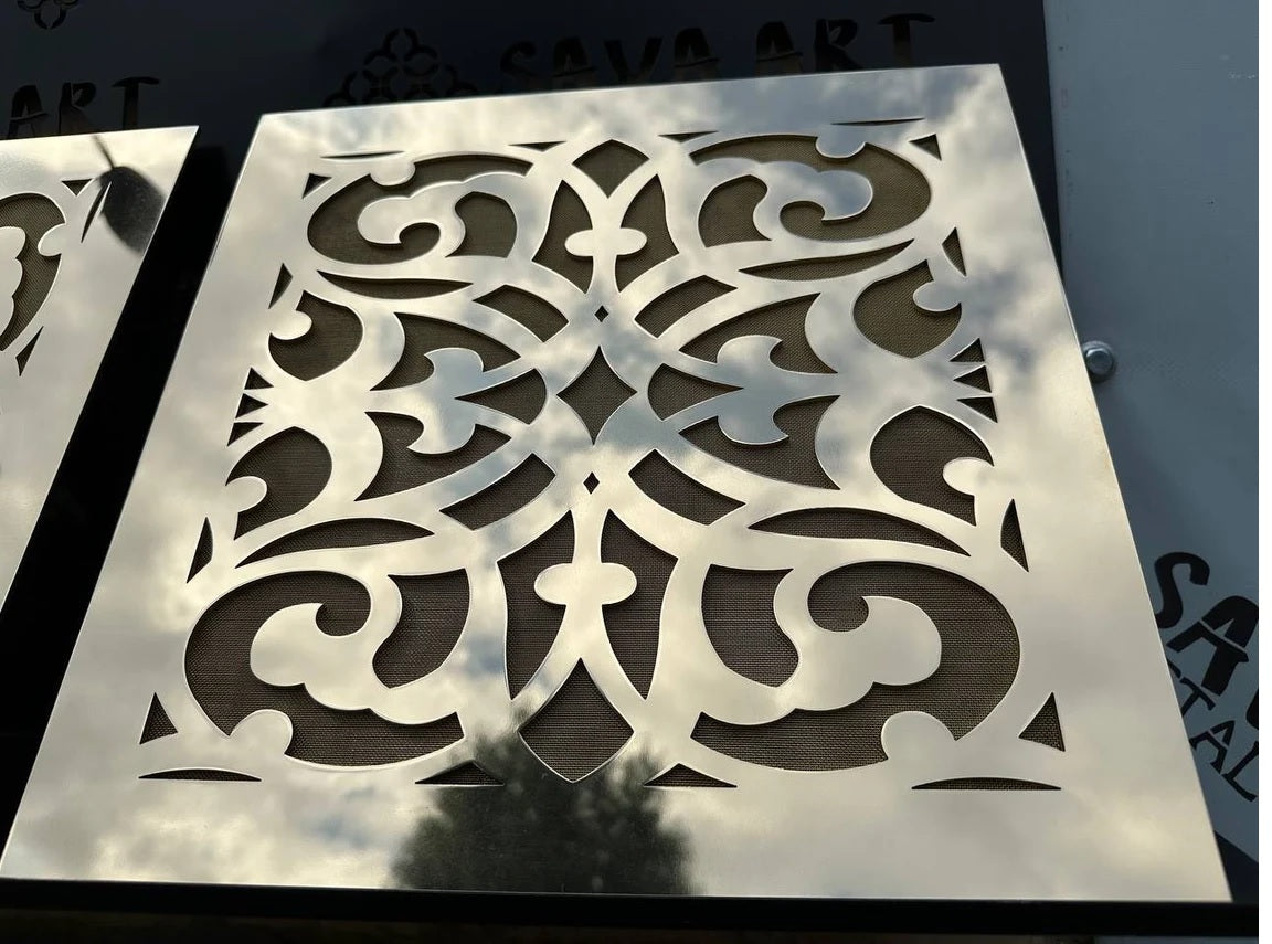 Custom 1mm Pure Brass Air Grilles (No Frame)