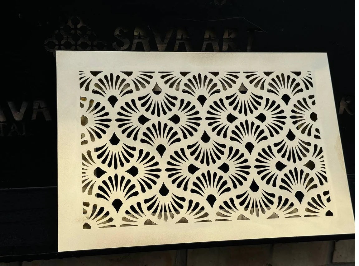 Fully customized PURE BRASS Air Grilles 1mm thick flat (without rear frame)