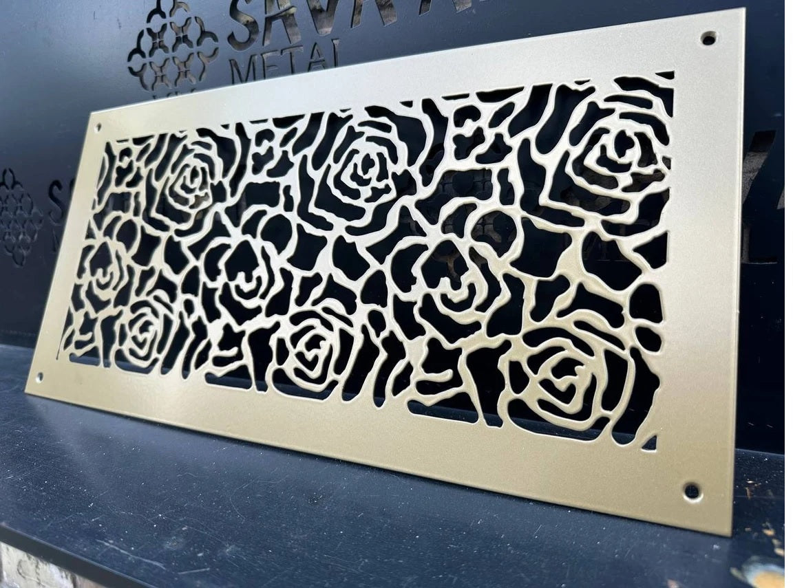 Custom Metal Flat HVAC Registers