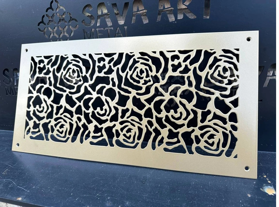 Custom Metal Flat HVAC Registers