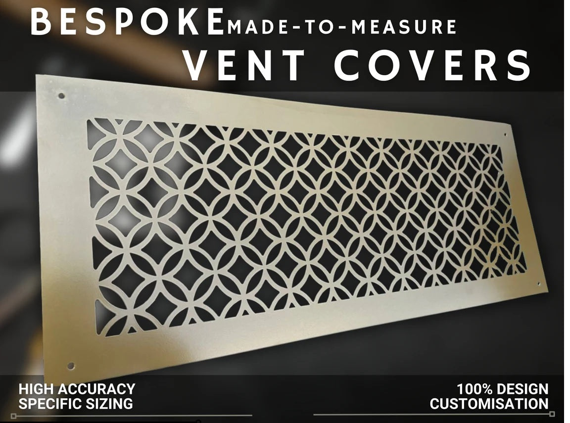Custom-Built Metal Flat Vent Covers