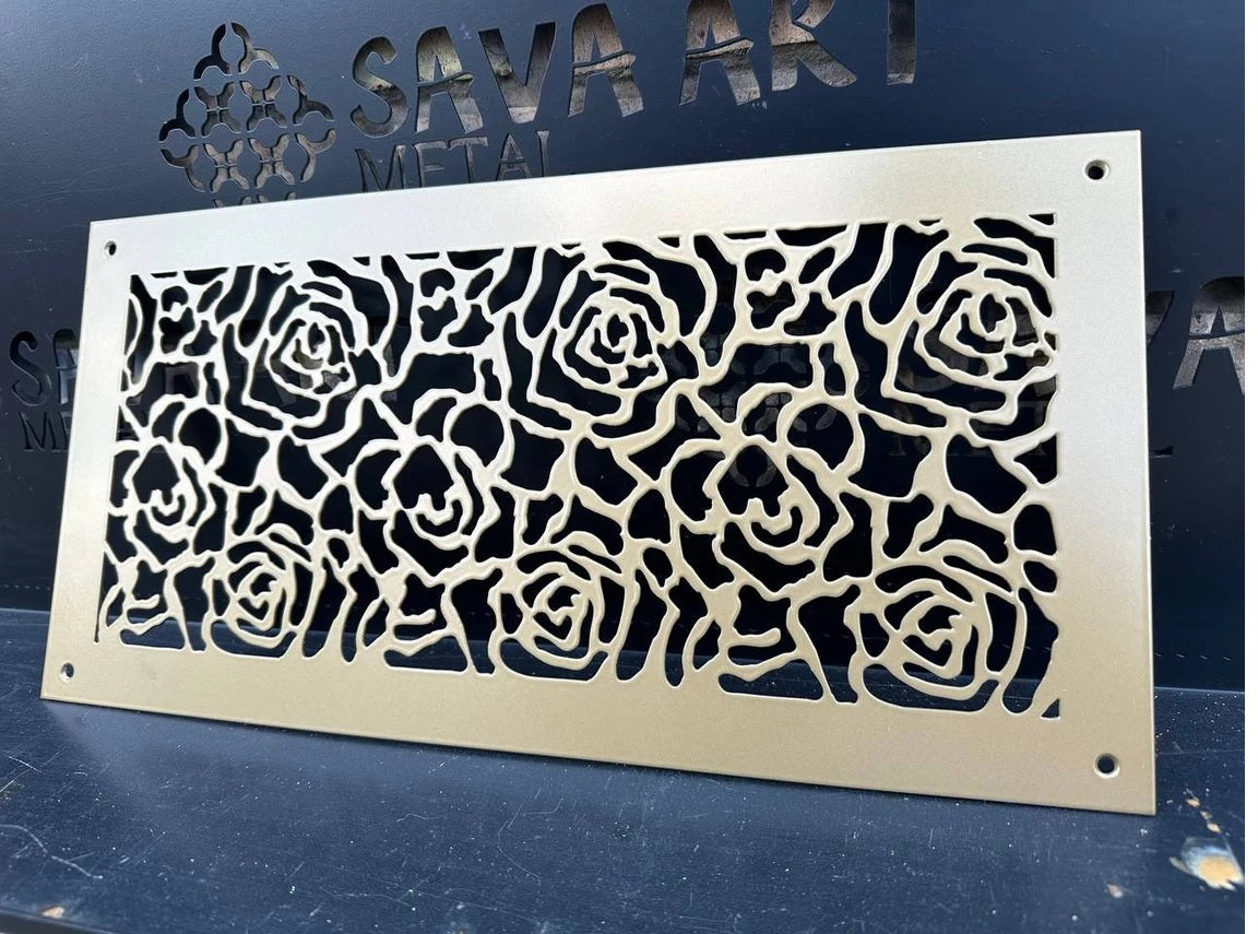 Custom Metal Flat HVAC Registers