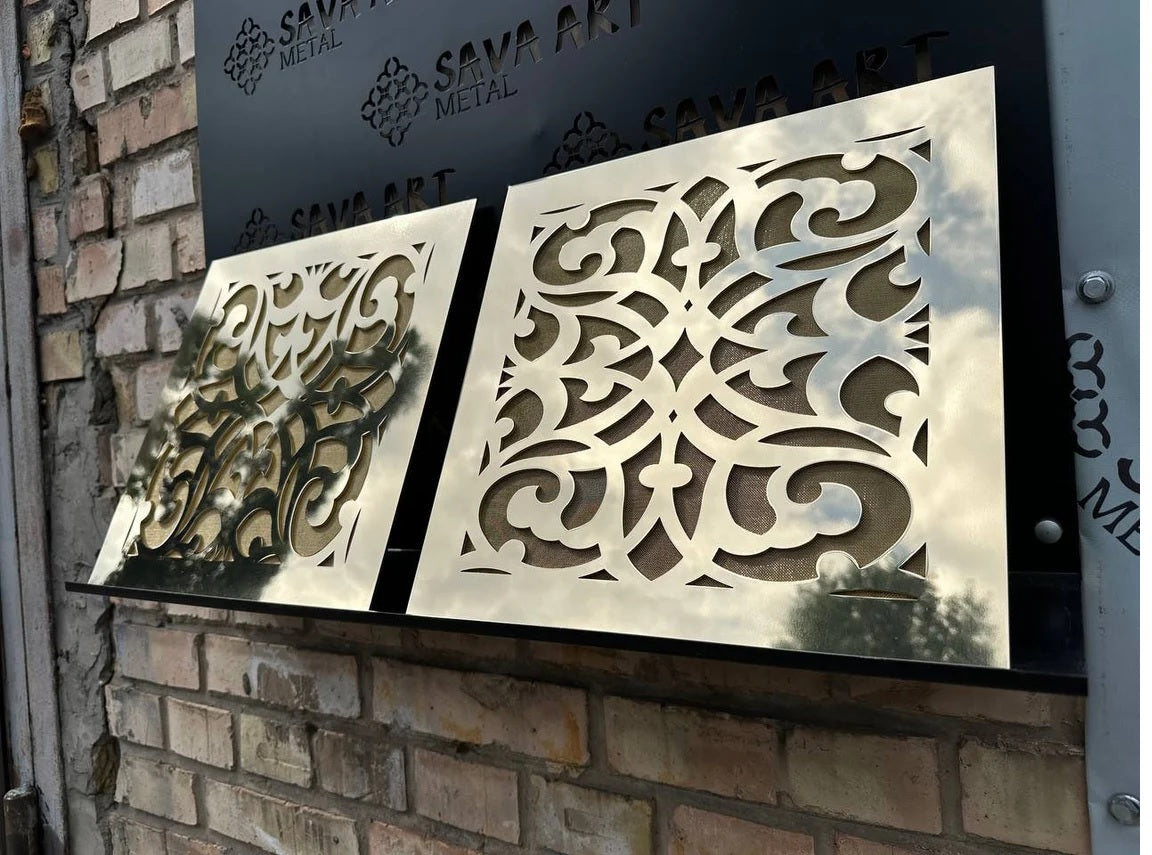 Custom 1mm Pure Brass Air Grilles (No Frame)
