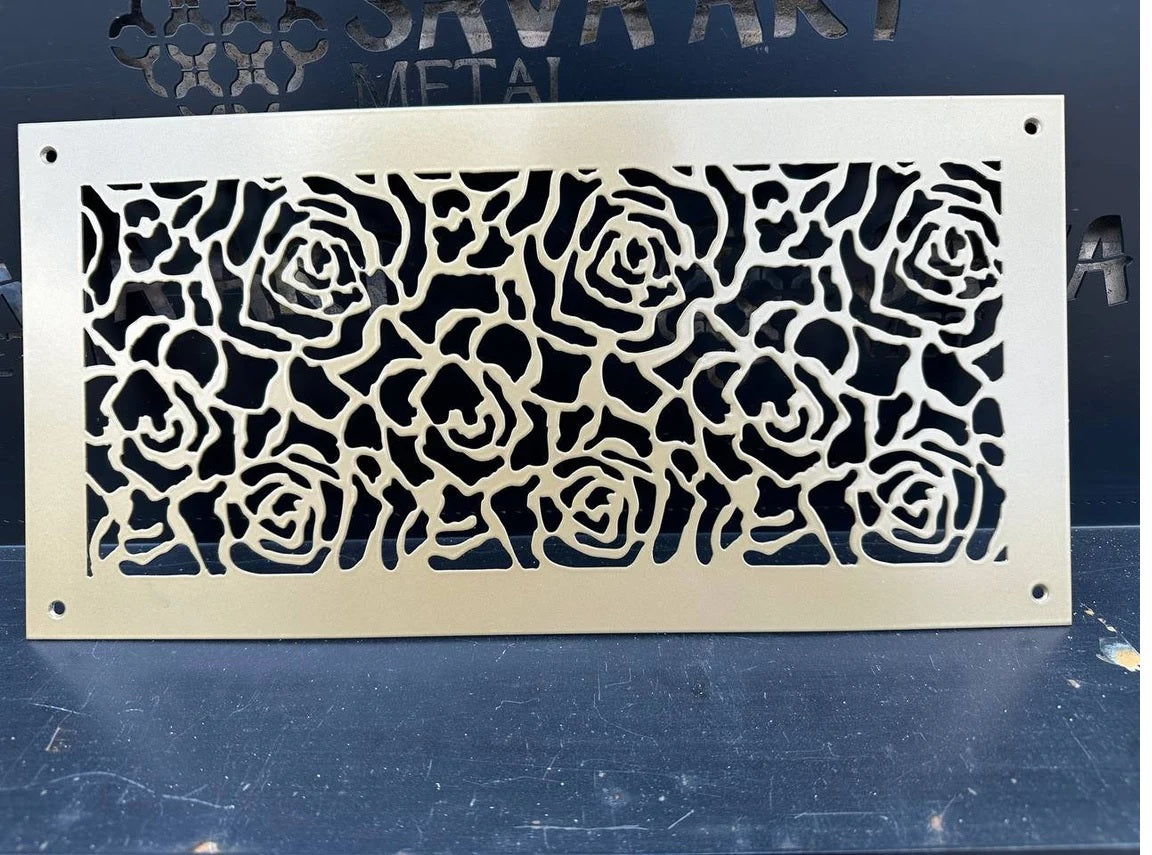 Custom Metal Flat HVAC Registers