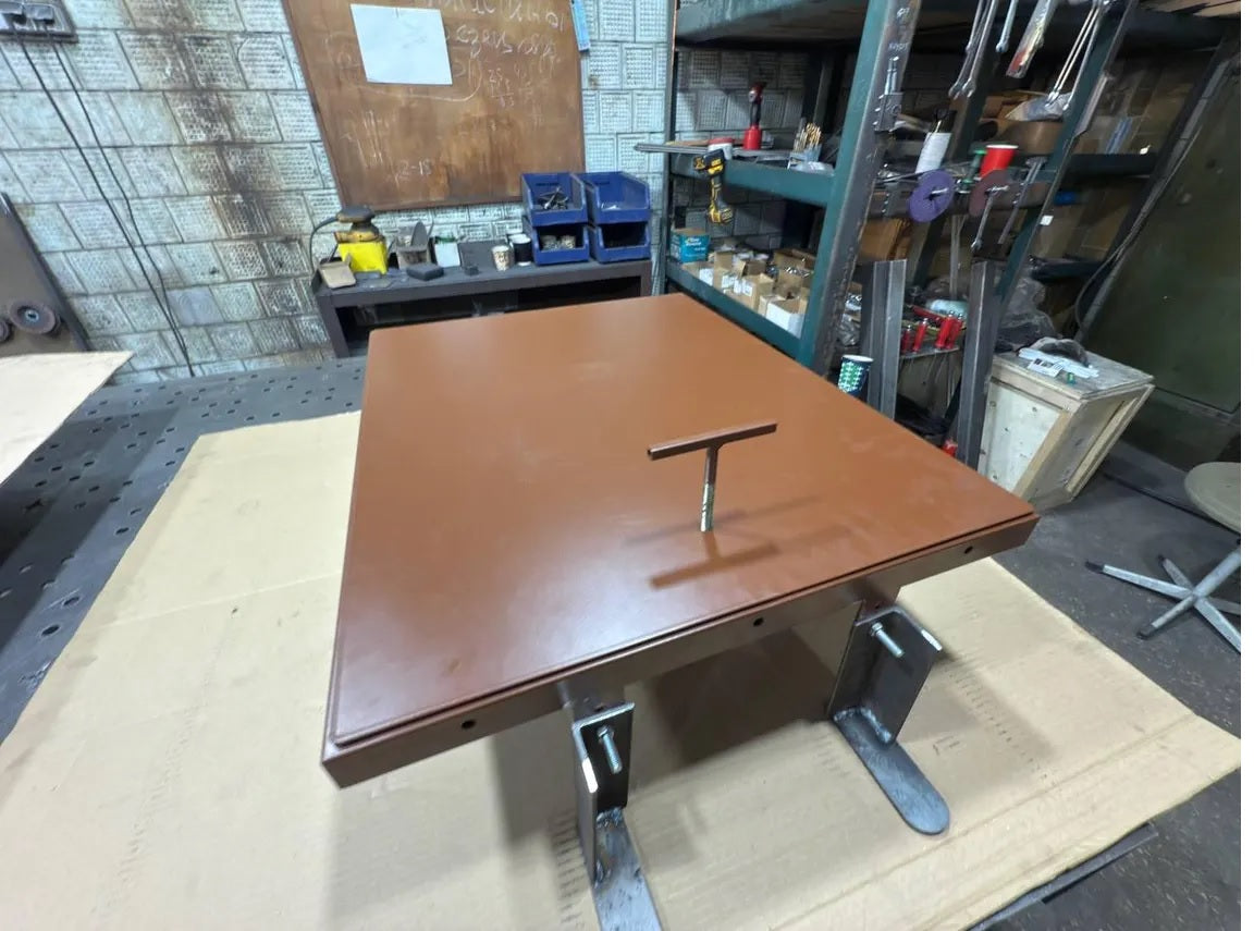 Handcrafted Steel Floor Hatch