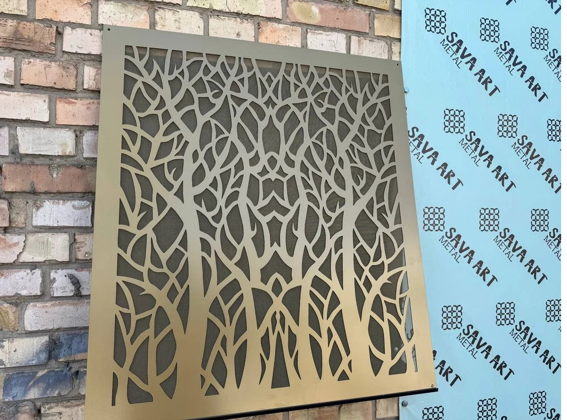 Custom-Built Metal Flat Ventilation Grilles