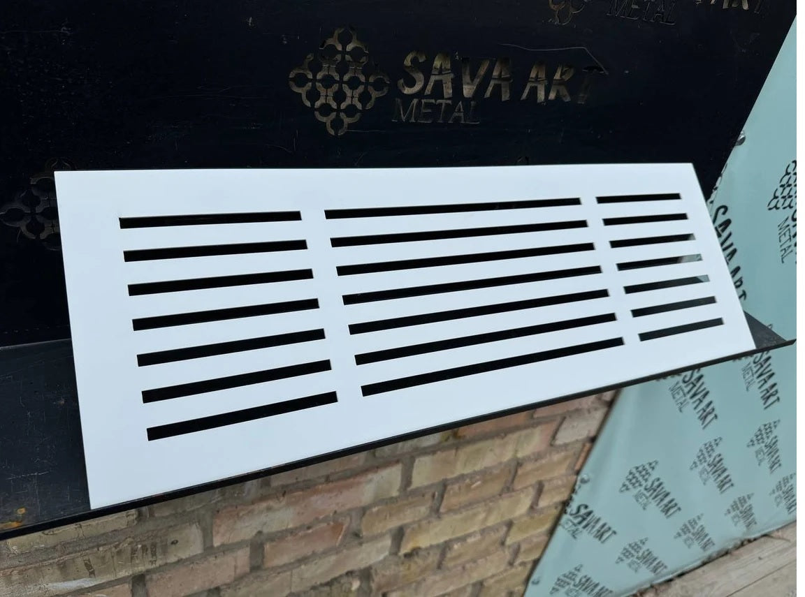 Bespoke Metal Flat Ventilation Grilles 1mm thick Steel