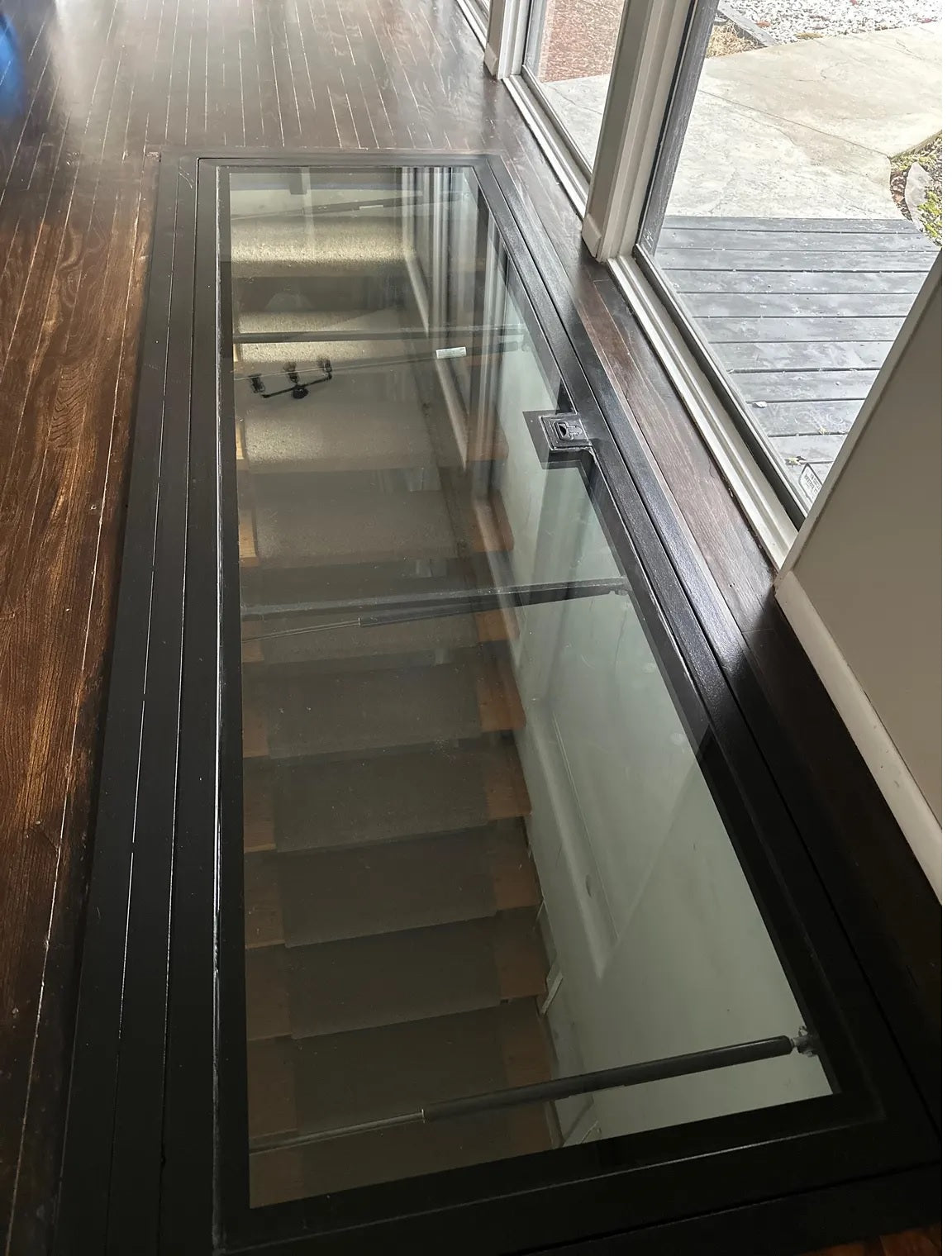 Specific Size Glass Floor Door