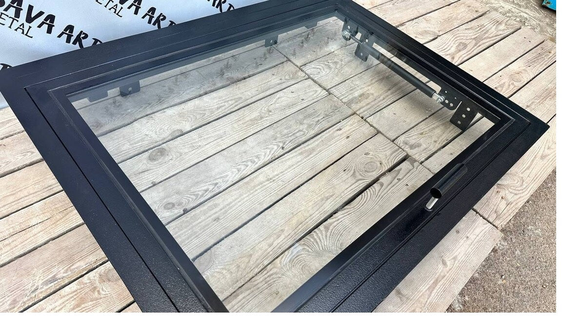 Unique Glass Floor Access Panel