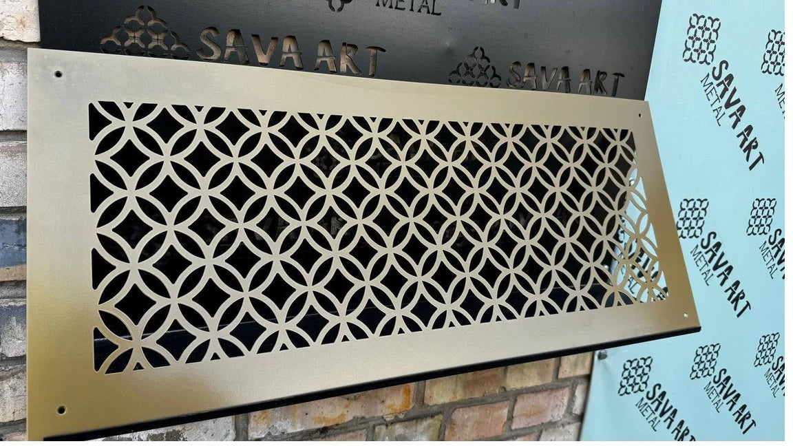 Custom-Built Metal Flat Vent Covers