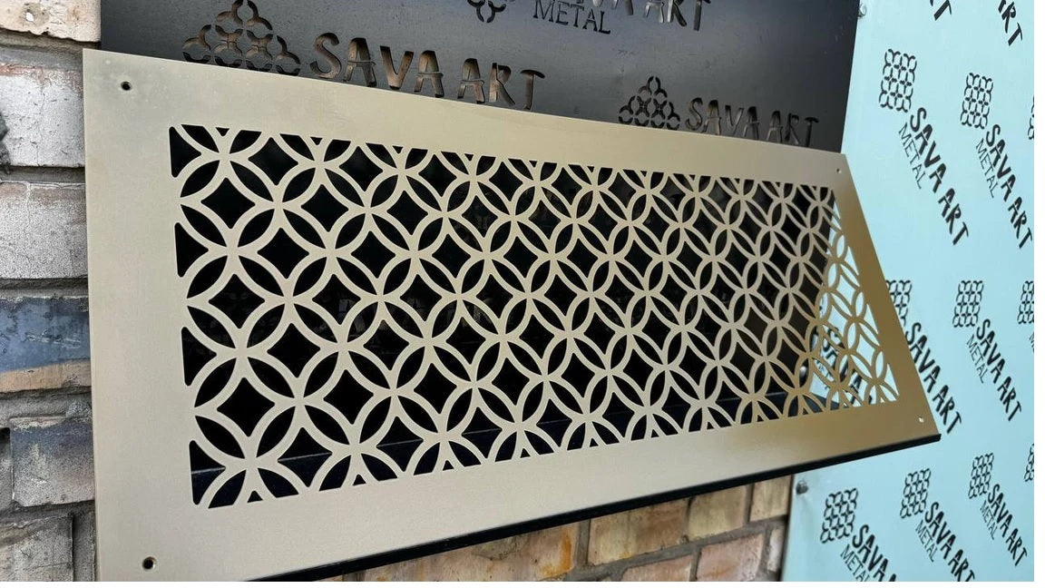 Custom-Built Metal Flat Vent Covers