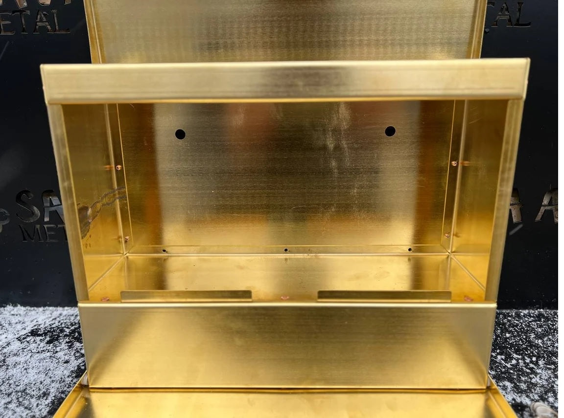 PURE BRASS Personalized Mailbox
