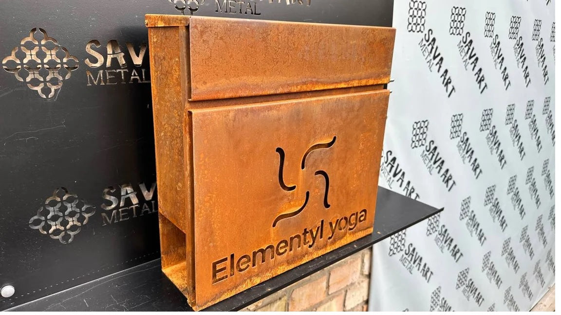 Premium Metal Wall Mount Personalized Mailbox