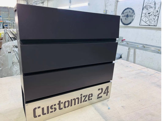 Custom wall mount mailbox