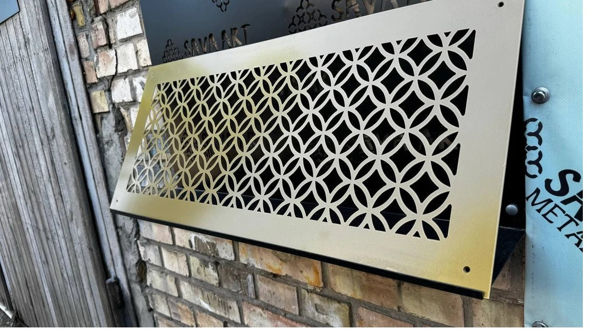 Custom-Built Metal Flat Vent Covers