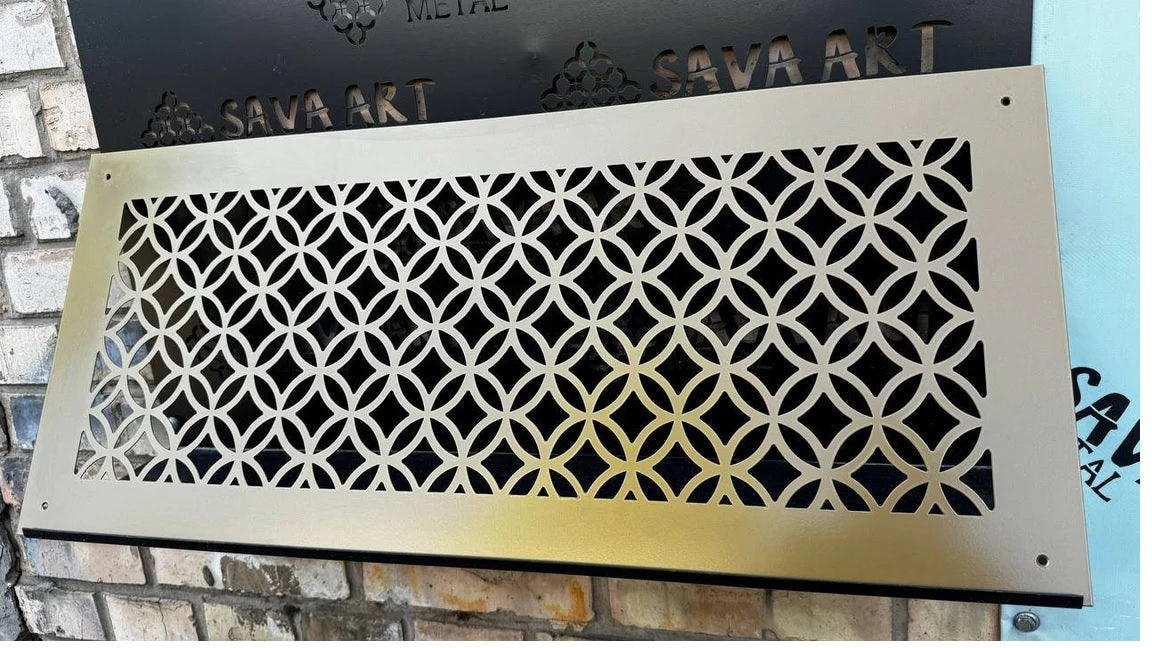 Custom-Built Metal Flat Vent Covers