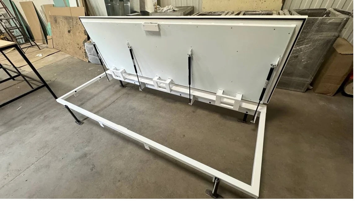 Bespoke Custom Steel Floor Hatch with Overal Border for floor Covering