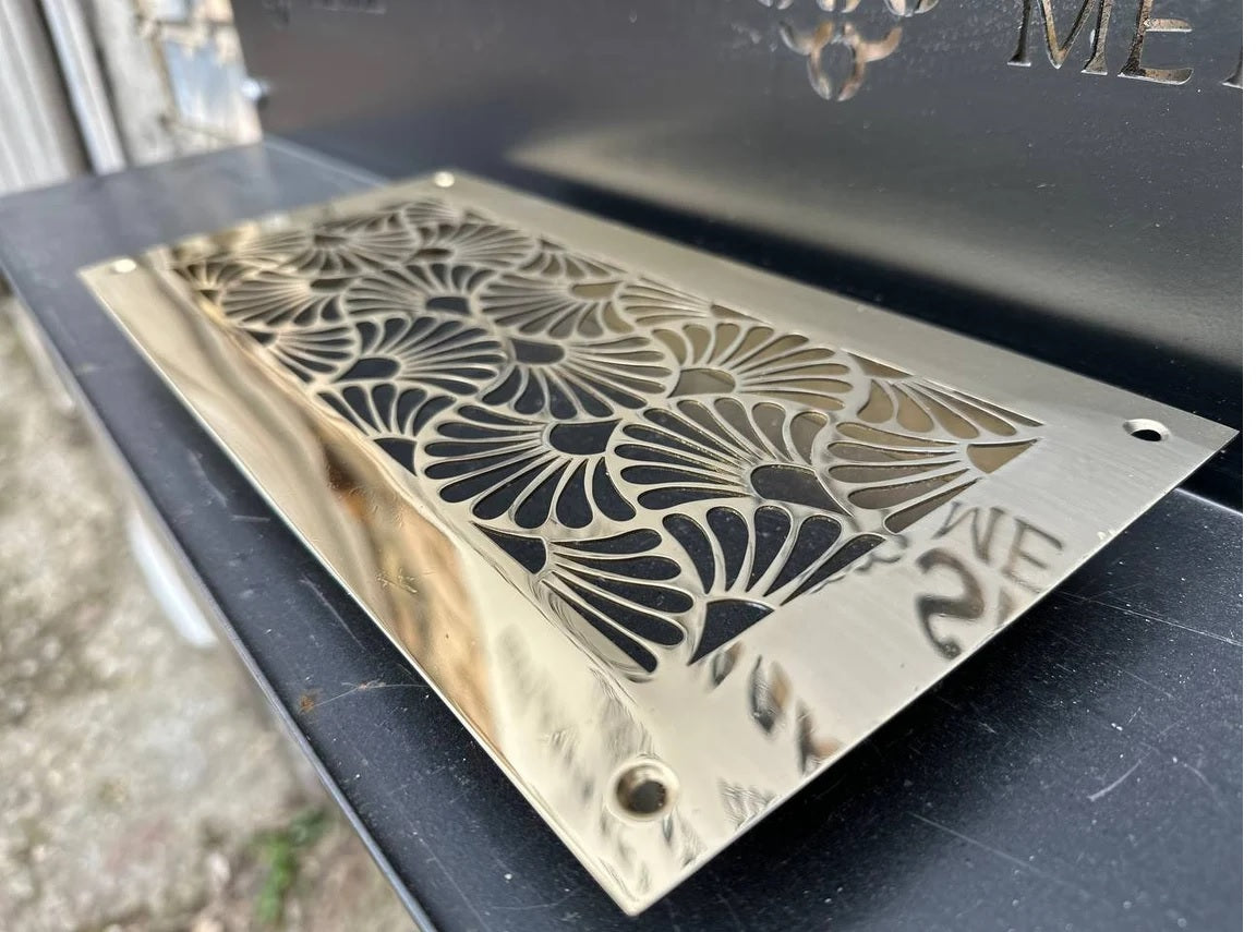 Custom 1mm Pure Brass Air Grilles (No Frame)