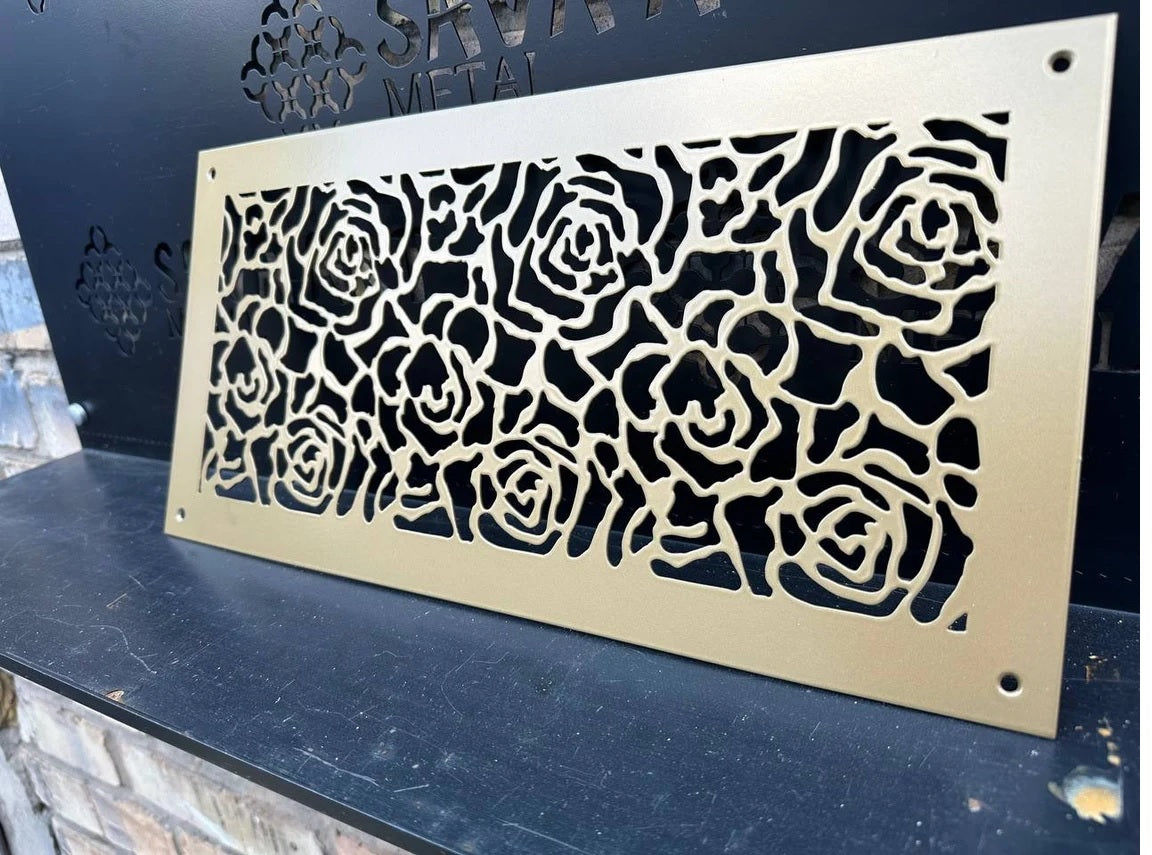 Custom Metal Flat HVAC Registers