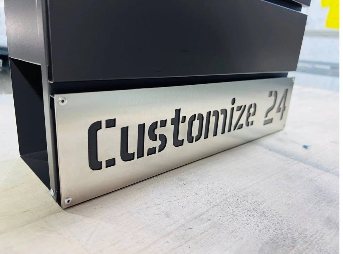 Custom wall mount mailbox