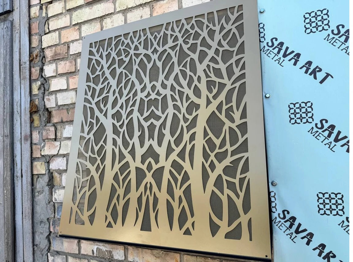 Custom-Built Metal Flat Ventilation Grilles