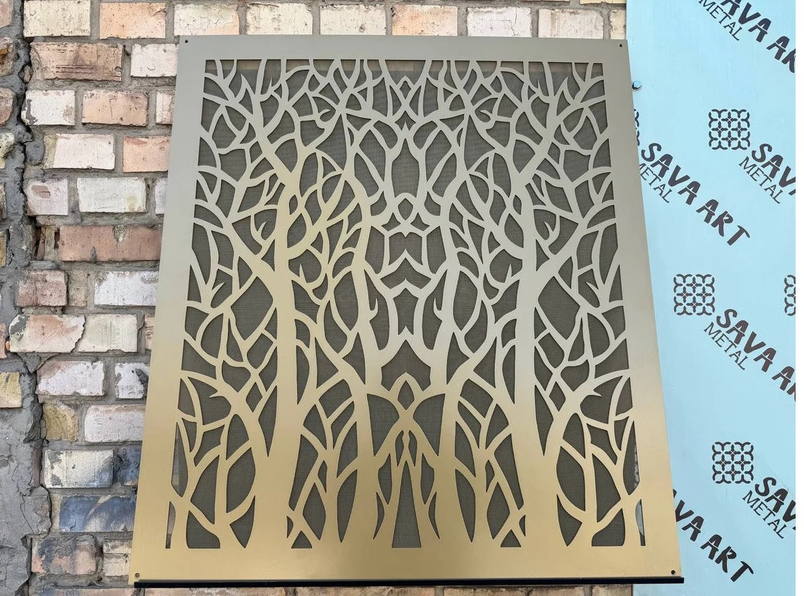 Custom-Built Metal Flat Ventilation Grilles