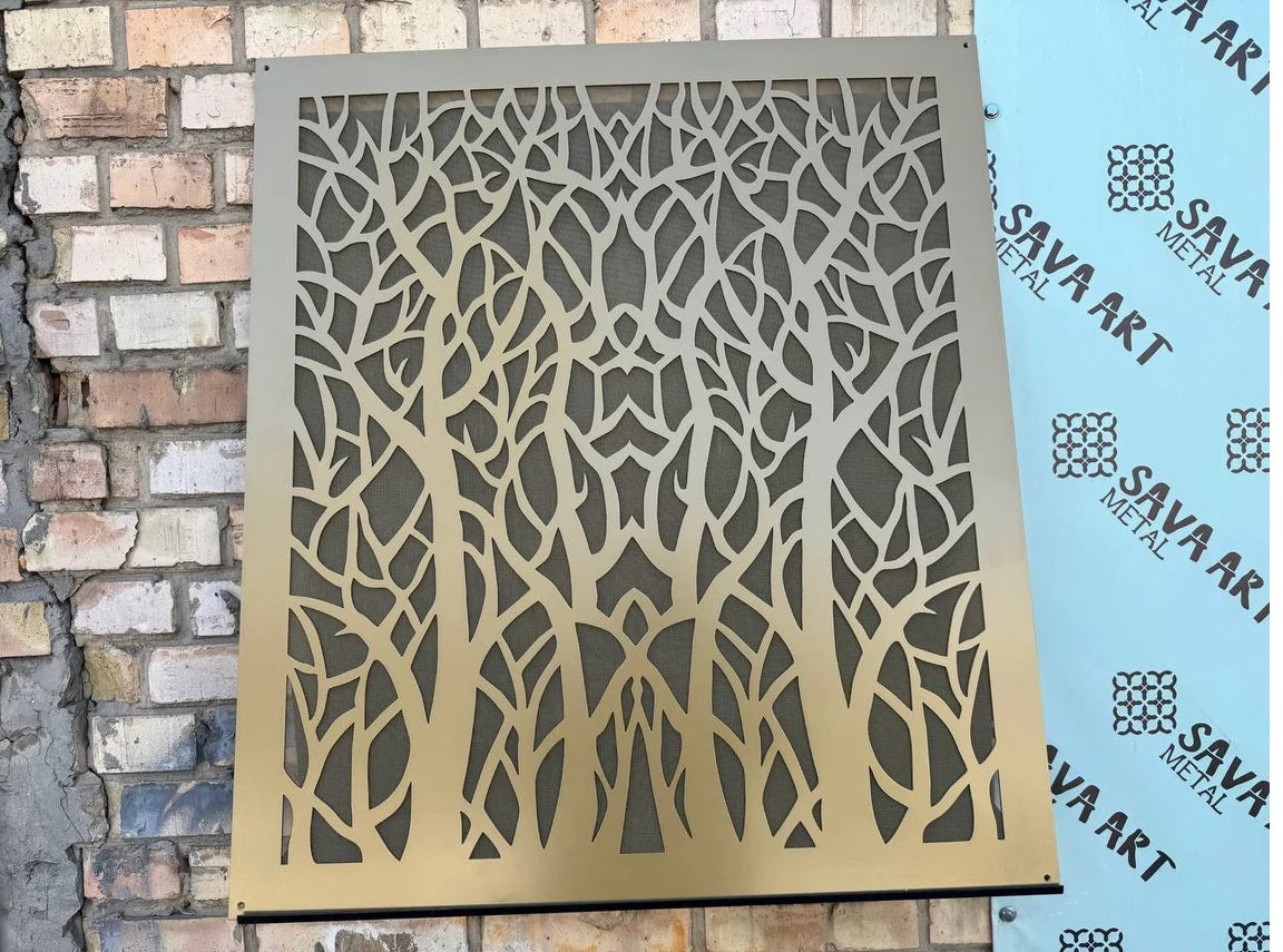 Custom-Built Metal Flat Ventilation Grilles