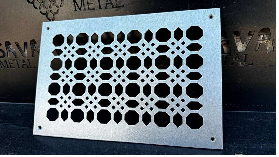 Handcrafted Flat Metal Air Grilles