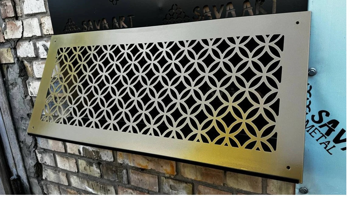Custom-Built Metal Flat Vent Covers