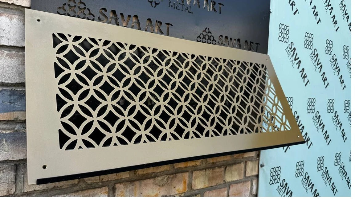 Custom-Built Metal Flat Vent Covers