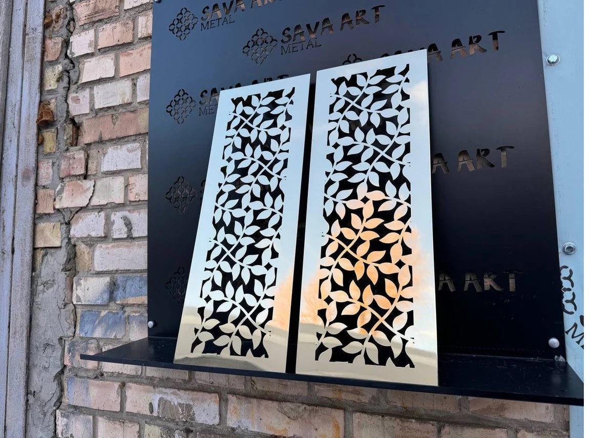 Decorative 1mm Pure Brass Air Grille (Mount)
