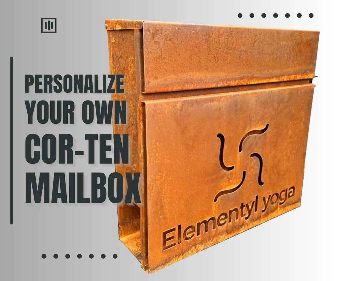 Premium Metal Wall Mount Personalized Mailbox
