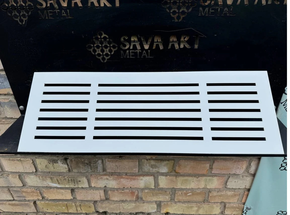 Bespoke Metal Flat Ventilation Grilles 1mm thick Steel