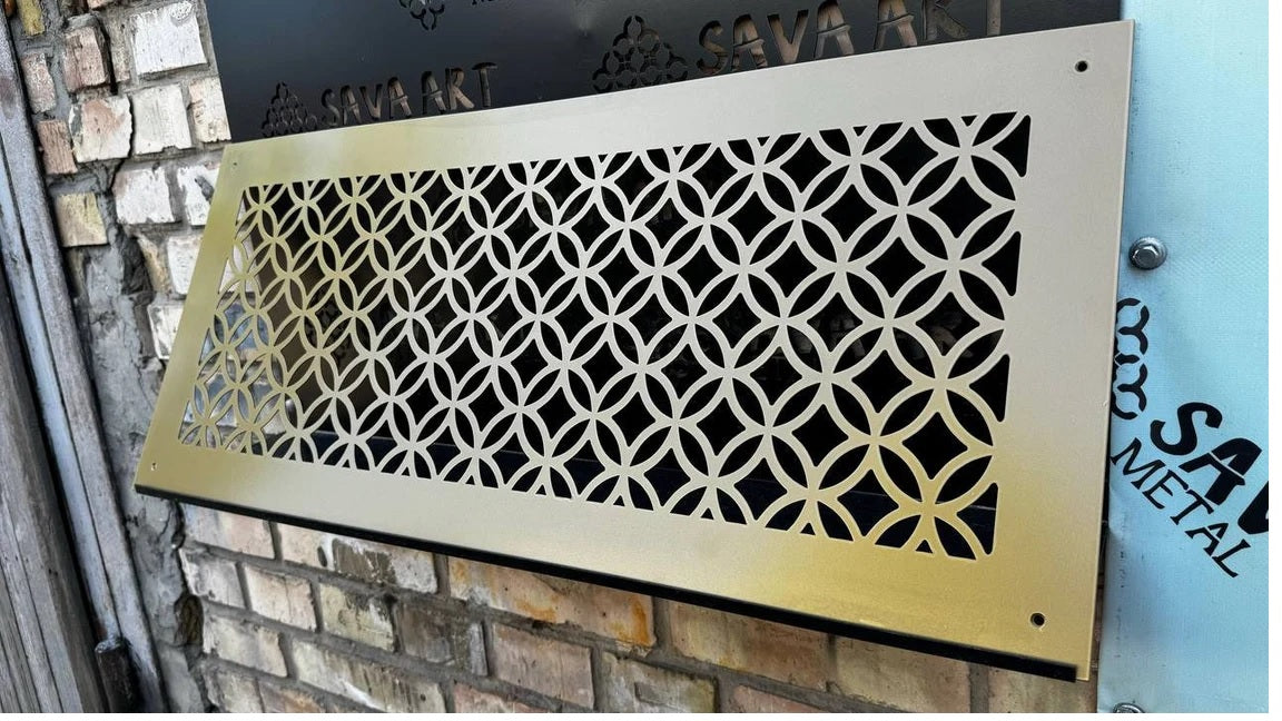 Custom-Built Metal Flat Vent Covers