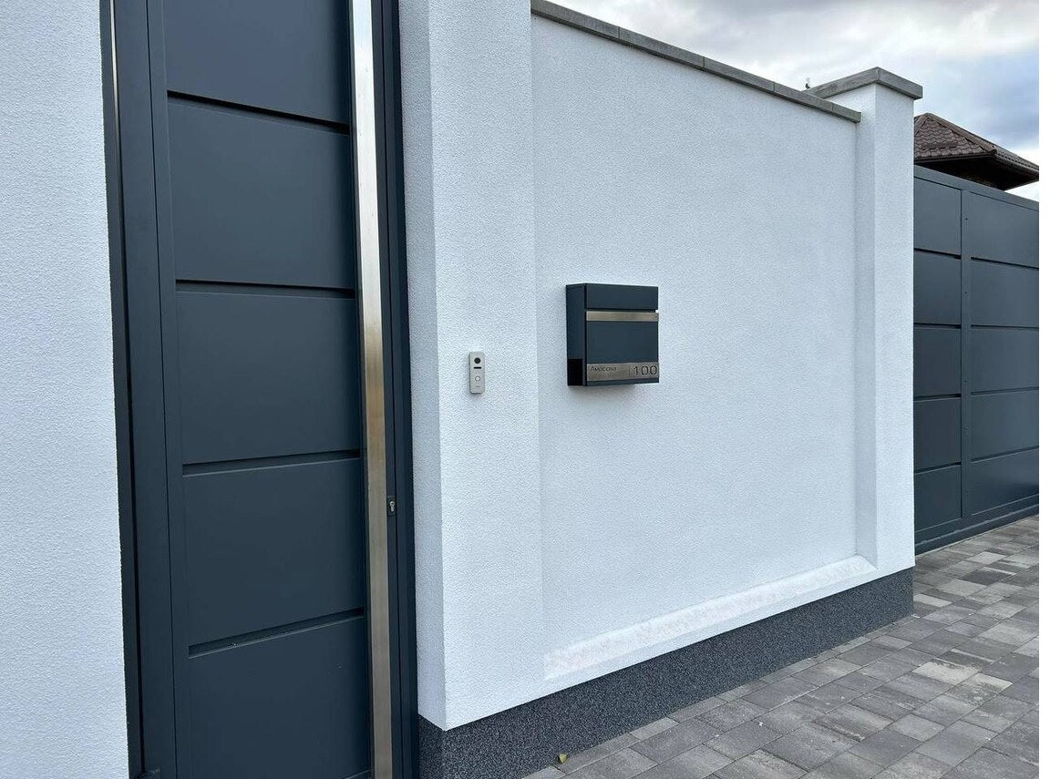 Custom wall mount mailbox