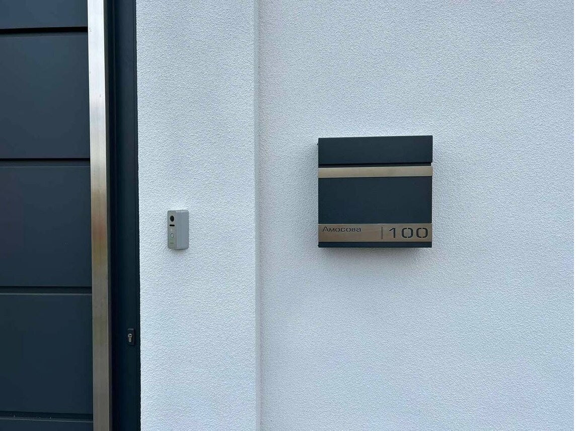 Custom wall mount mailbox